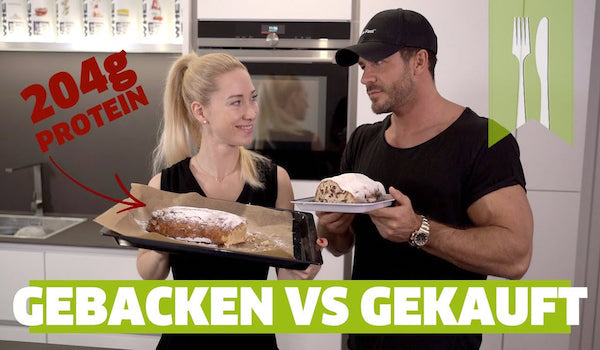 Mann Frau mit Stollen