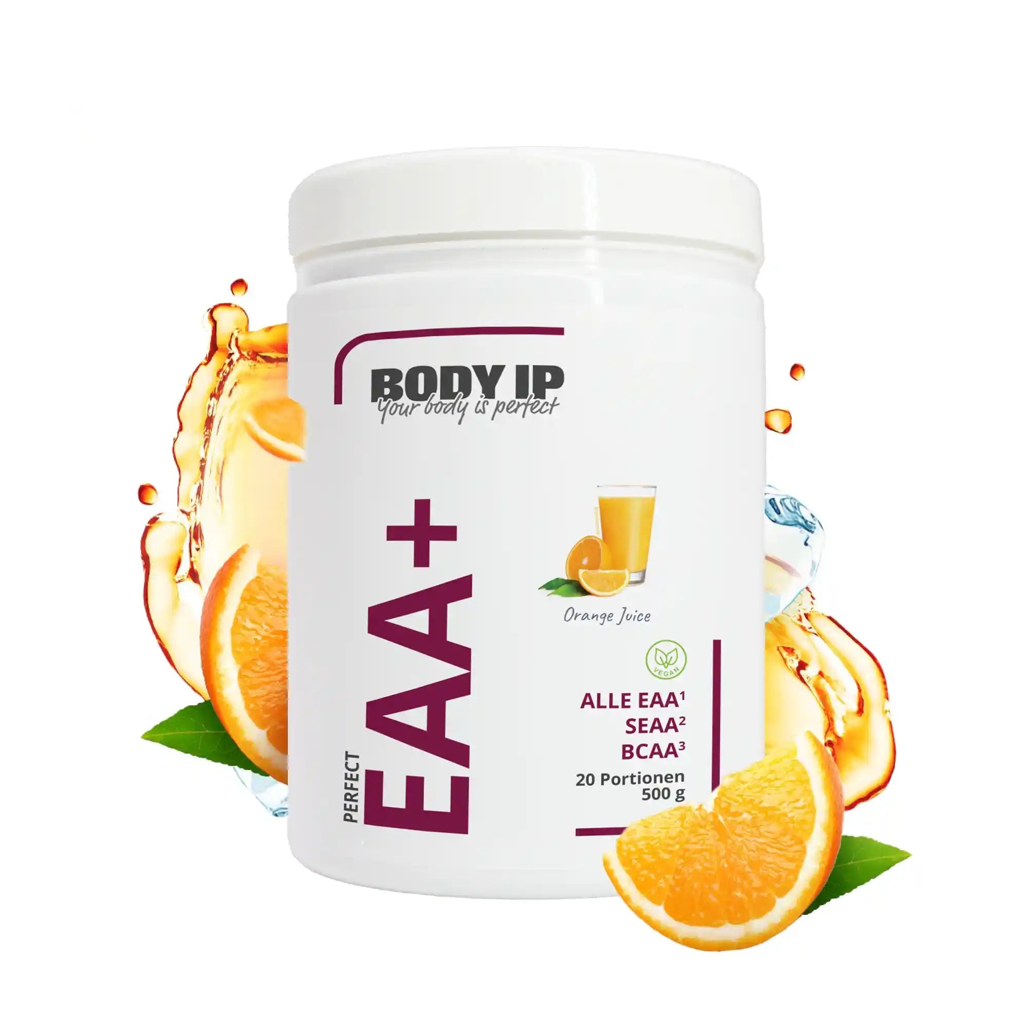EAA Pulver Orange Juice Alle essentiellen Aminosäuren BODY IP #geschmack_Orange Juice