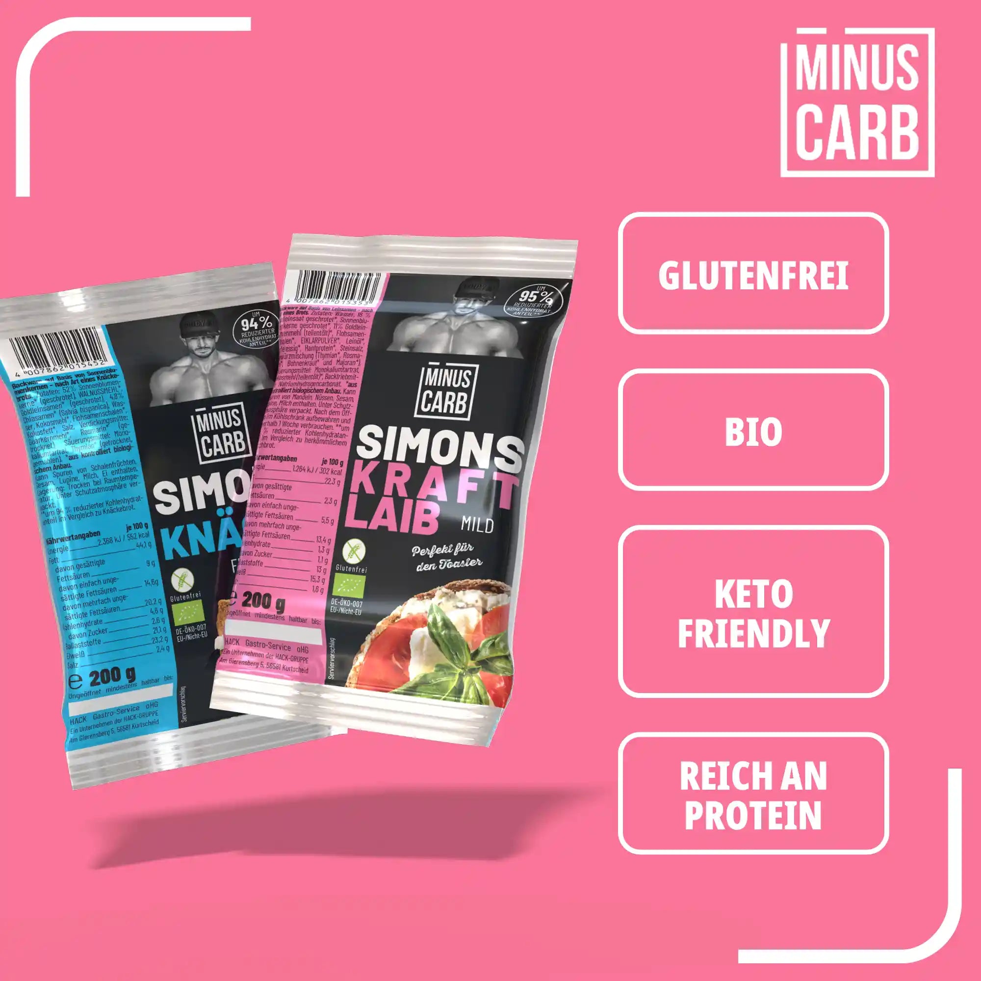 Simons Knäckebrot - Knusprig Fein