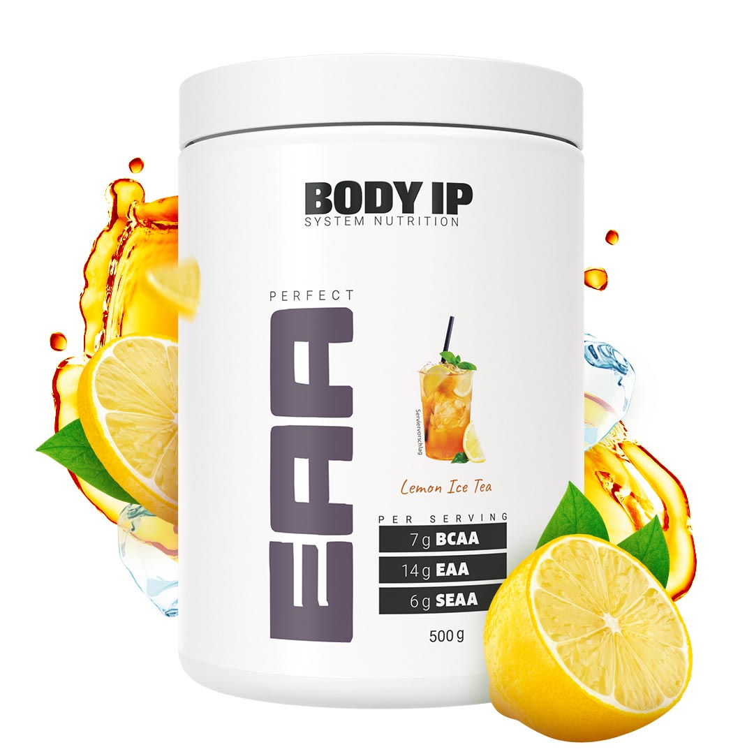 Perfect EAA Lemon Ice Tea BODY IP alle essentiellen Aminos #geschmack_Lemon Ice Tea