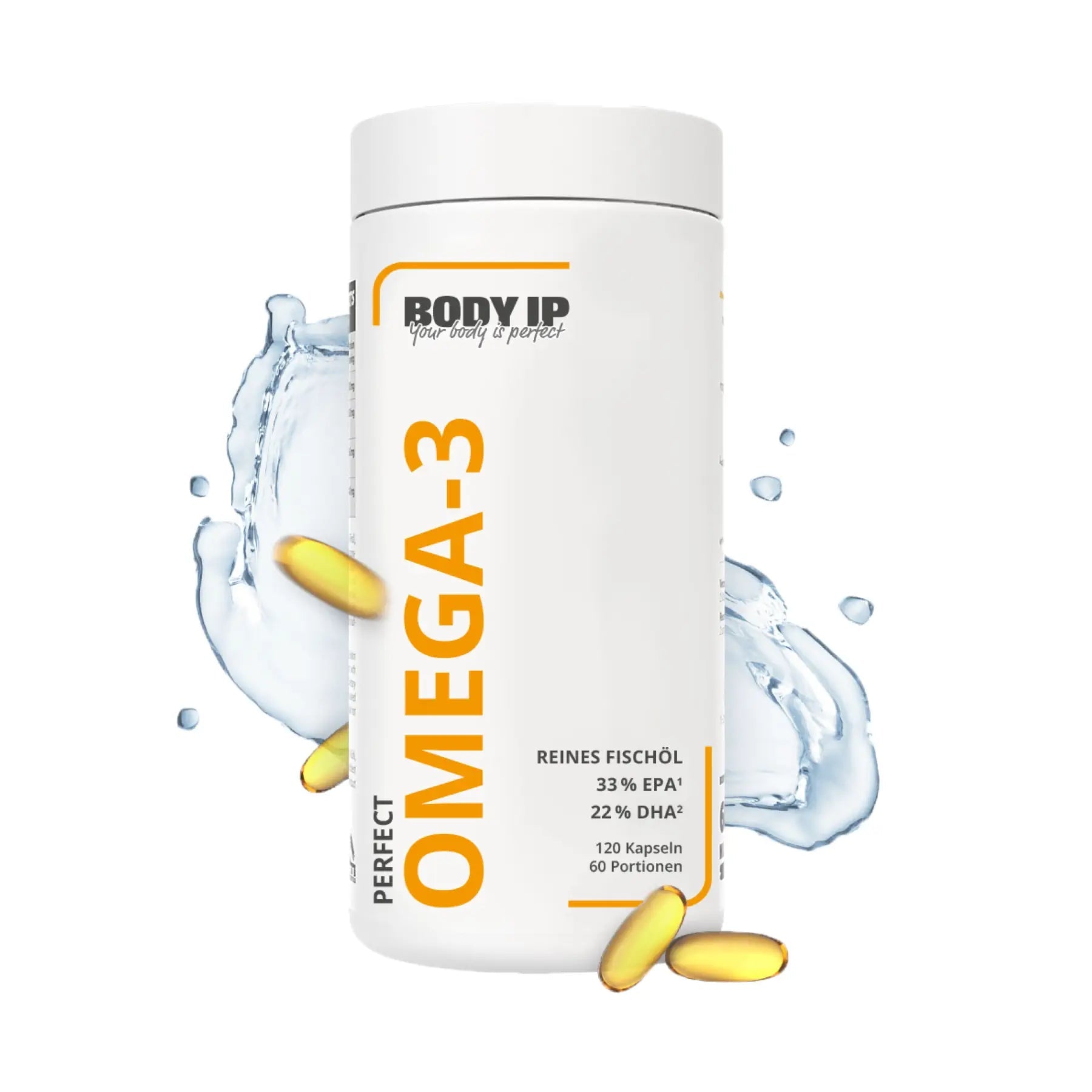 Omega-3 Fettsäuren hochdosiert BODY IP