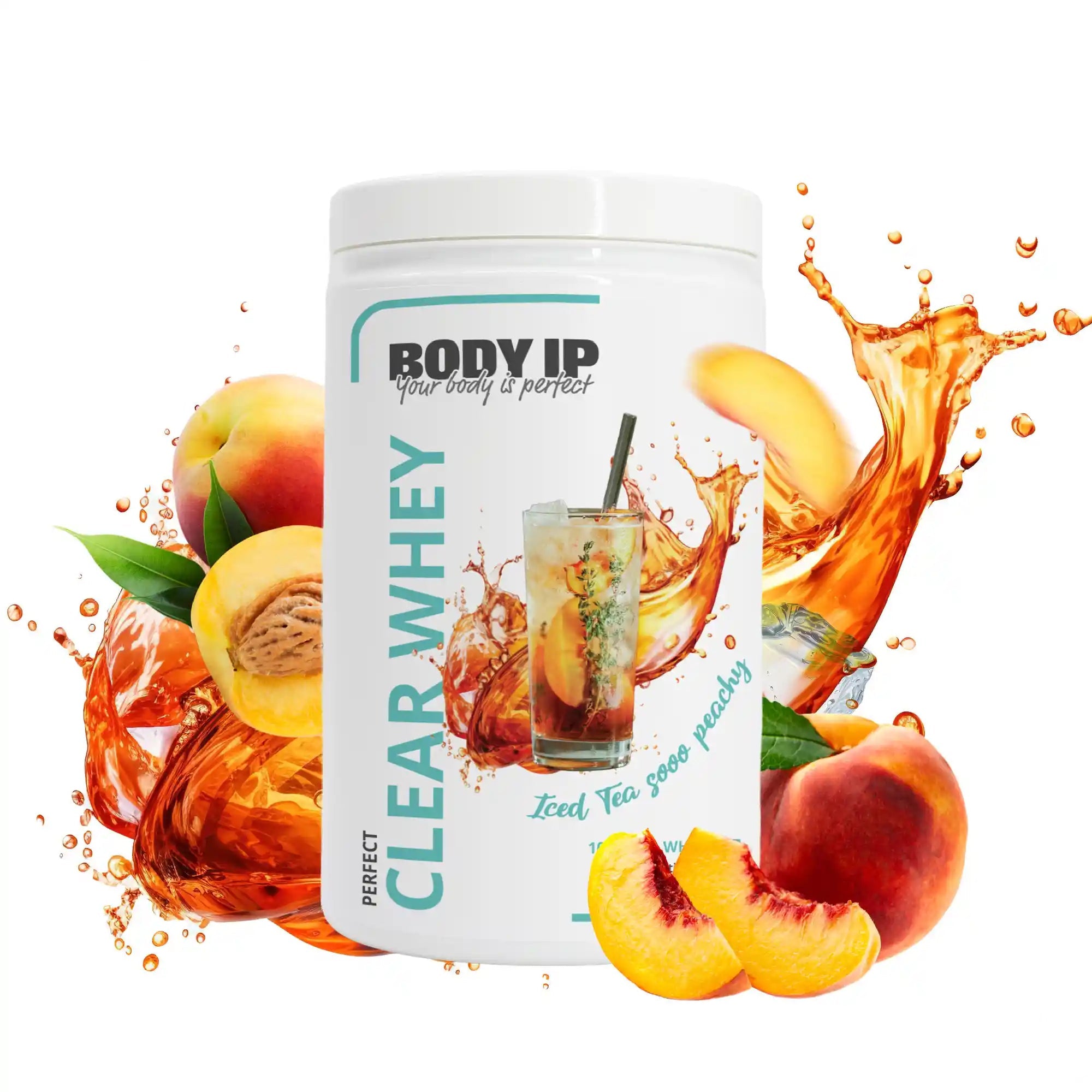 Perfect Clear Whey Isolat Iced Tea sooo peachy BODY IP #geschmack_Iced Tea sooo peachy