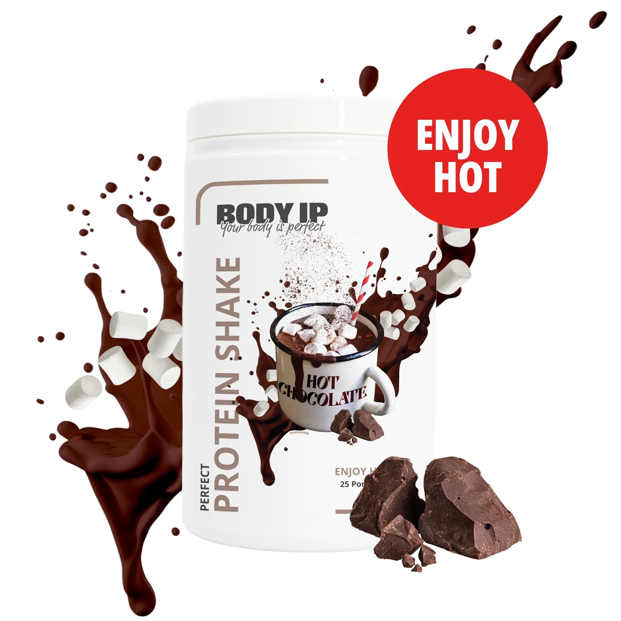 Perfect Protein Hot Chocolate Heisse Schokolade BODY IP #geschmack_Hot Chocolate 750g