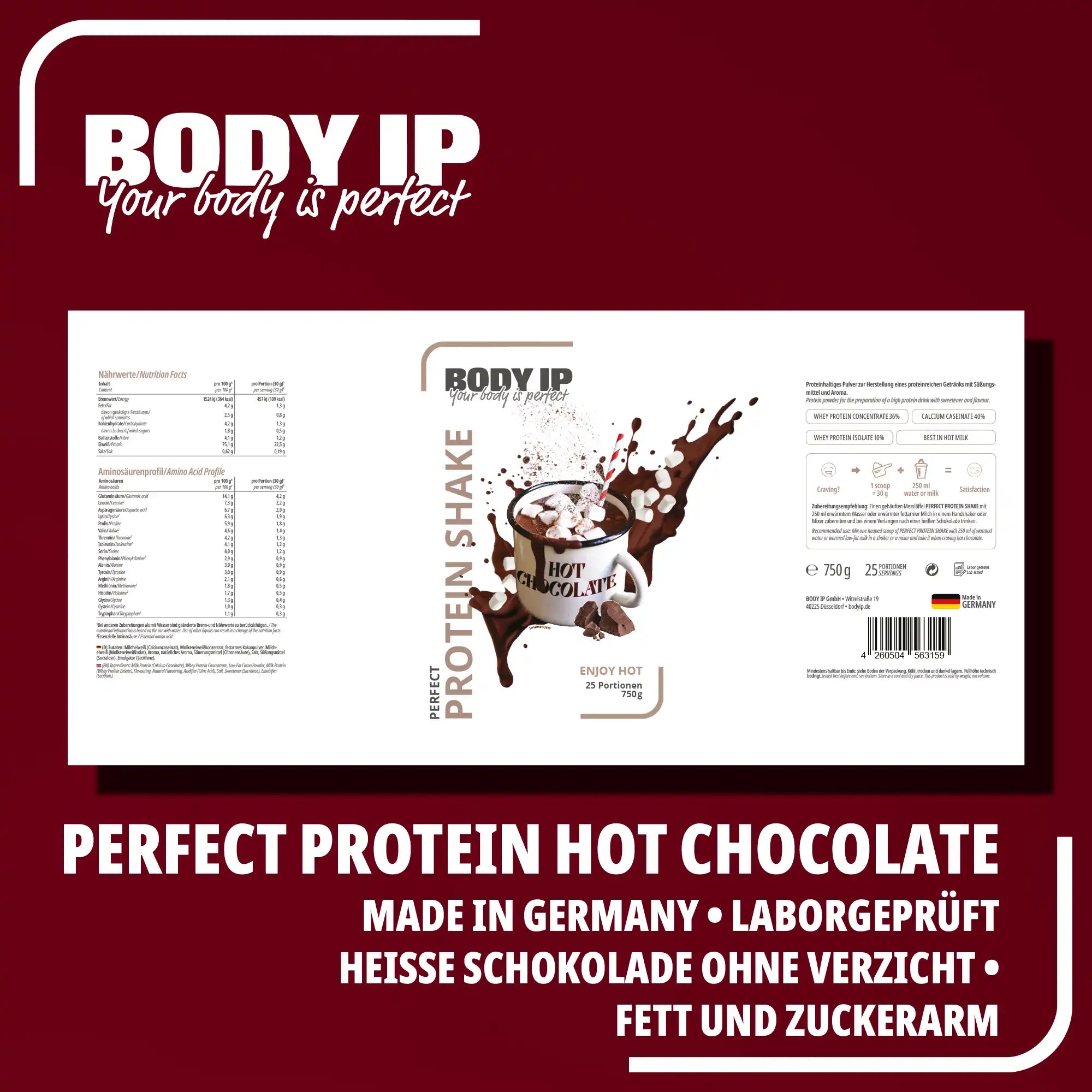 Perfect Protein Shake - Hot Chocolate