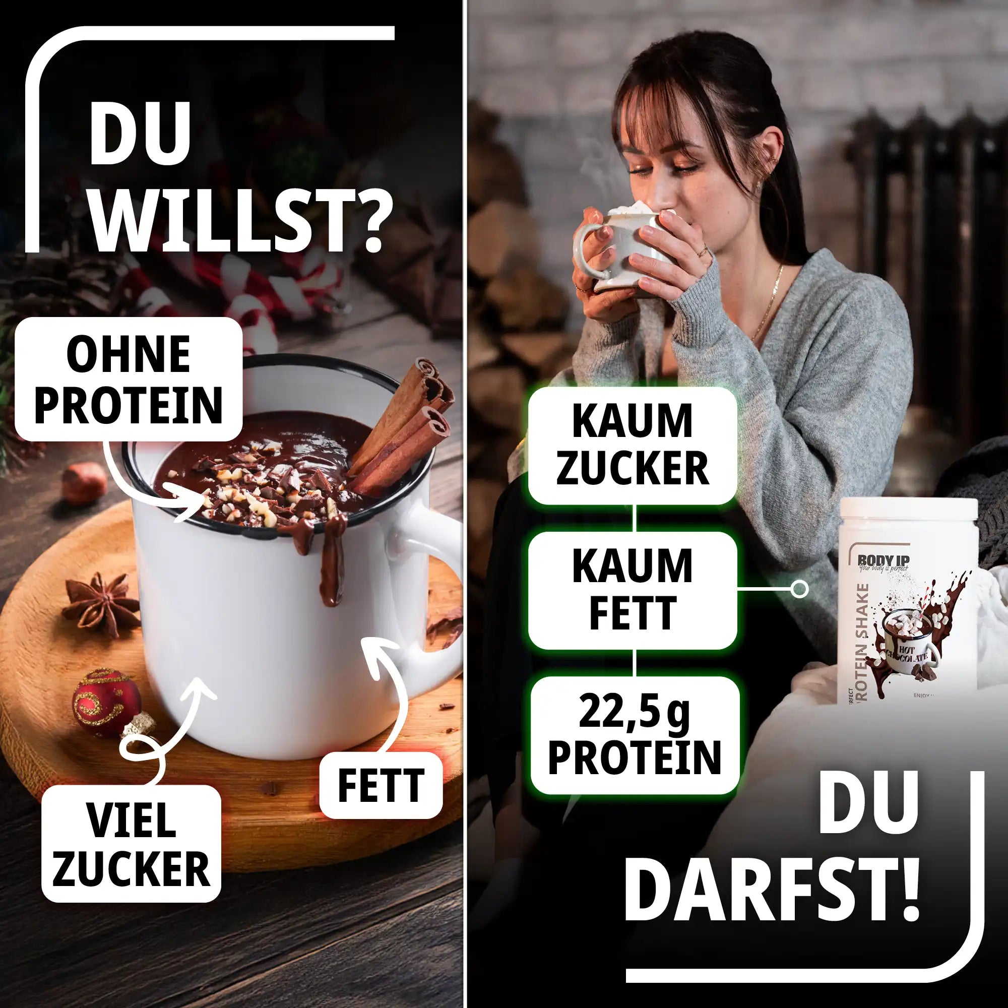 Perfect Protein Shake - Hot Chocolate