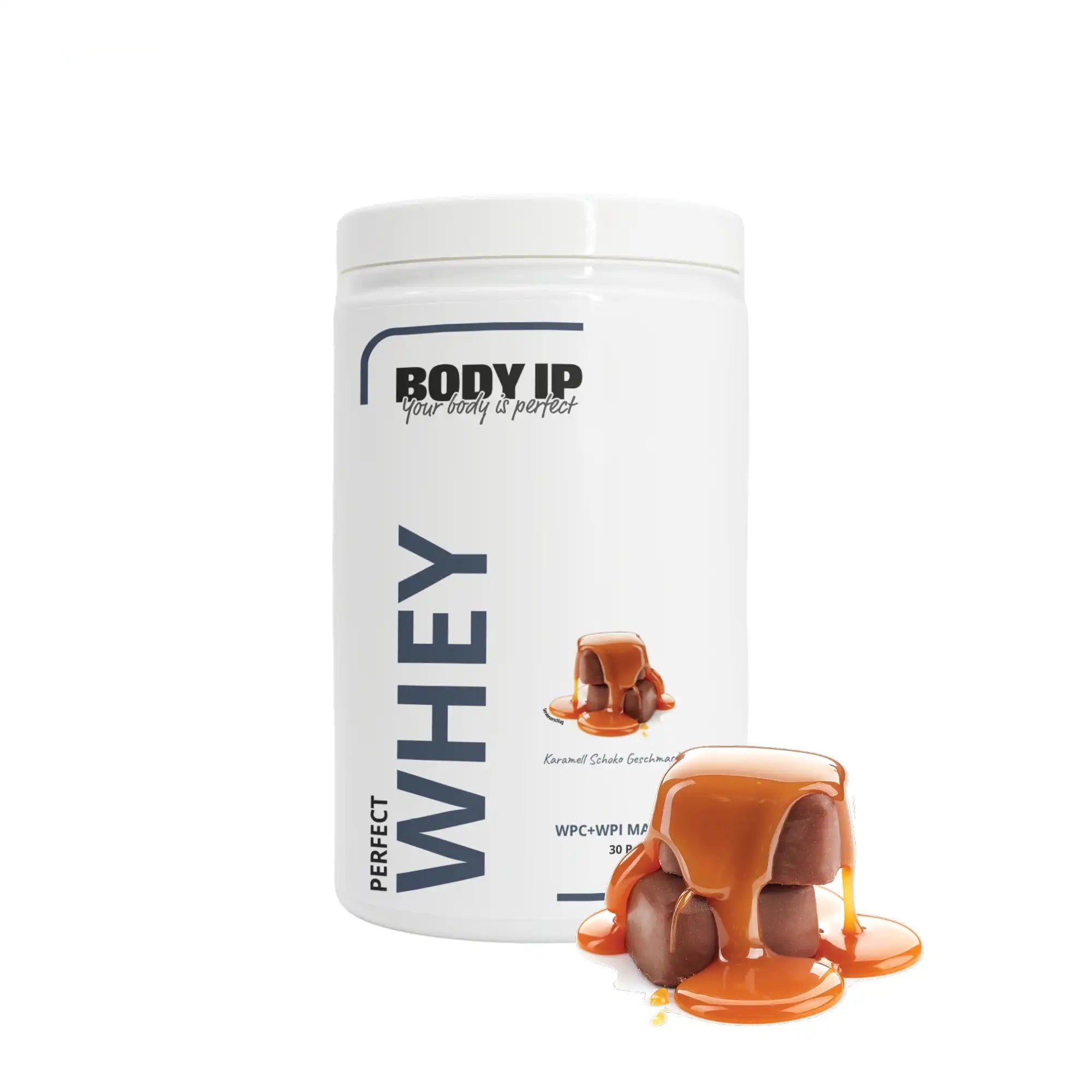 Whey Protein Karamell Schoko BODY IP #geschmack_Karamell Schoko