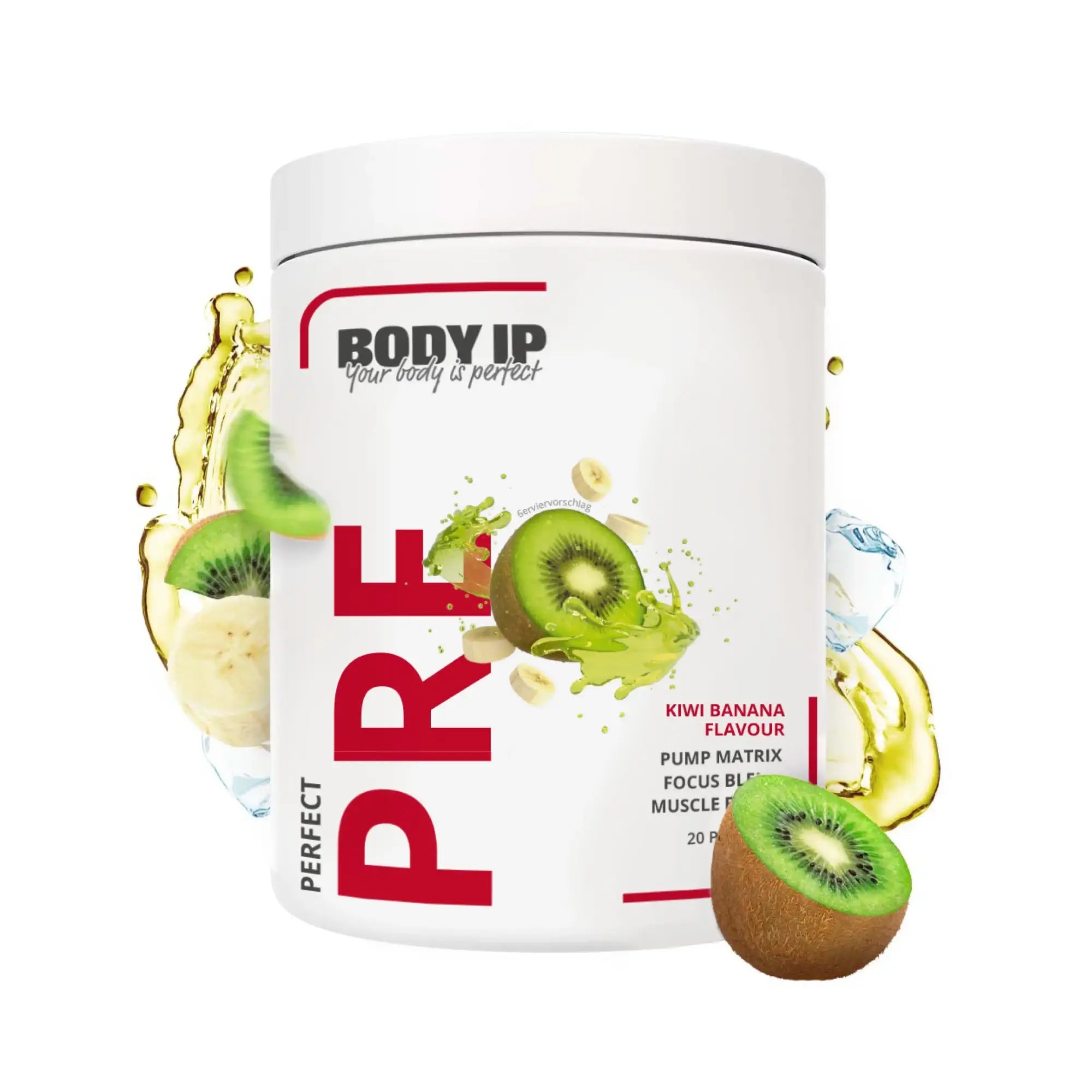 Perfect Pre Workout Kiwi Banana BODY IP #geschmack_Kiwi Banana