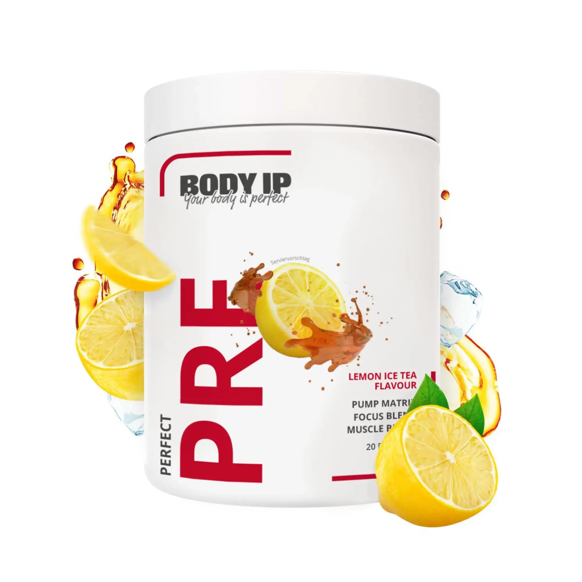 Perfect Pre Workout Lemon Ice Tea BODY IP #geschmack_Lemon Ice Tea