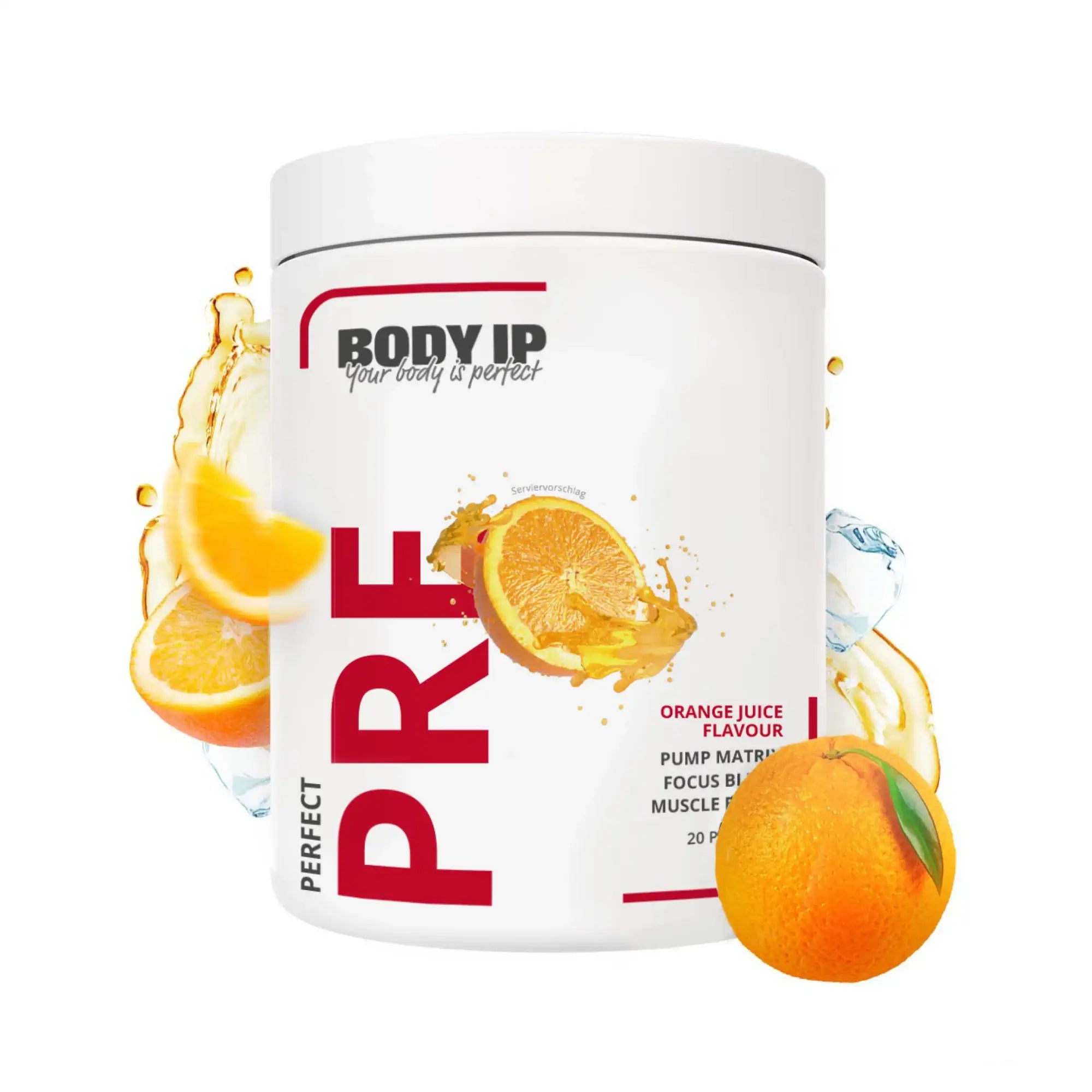 Perfect Pre Workout Ornage Juice BODY IP #geschmack_Ornage Juice