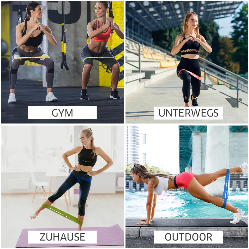 fitnessbänder minibänder für frauen