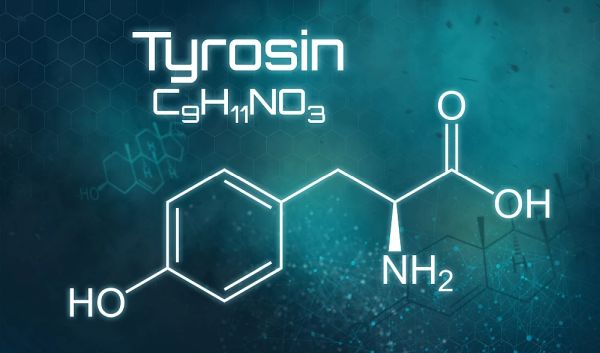Chemische Formel L-Tyrosin
