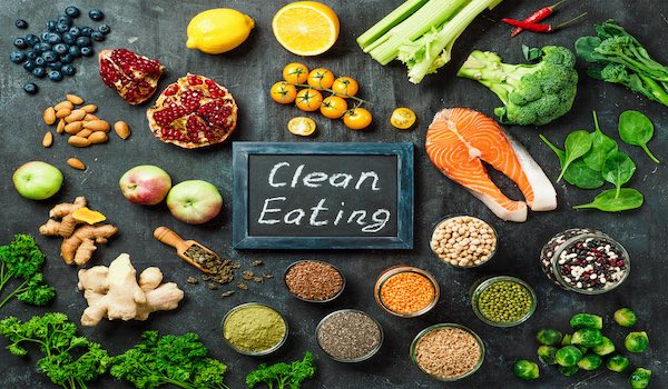 Clean Eating Unverarbeitete Lebensmittel