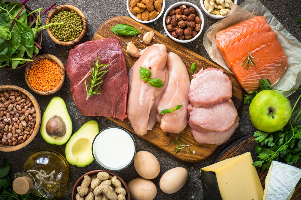 Richtige Proteine und Fette in der Ernährung