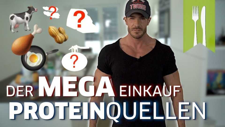 Mega Einkauf Proteinquellen