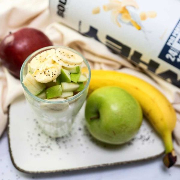 Proteinquark mit Fruechten
