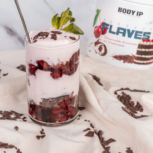Schwarzwaelder Kirsch Quark im Glas