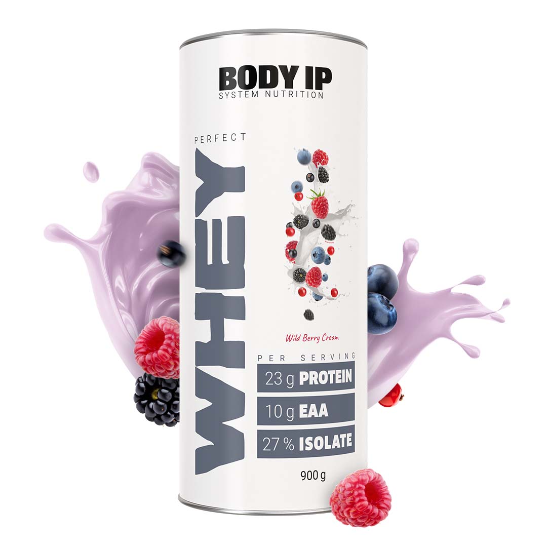 Whey Protein Wild Berry Cream BODY IP #geschmack_Wild Berry Cream