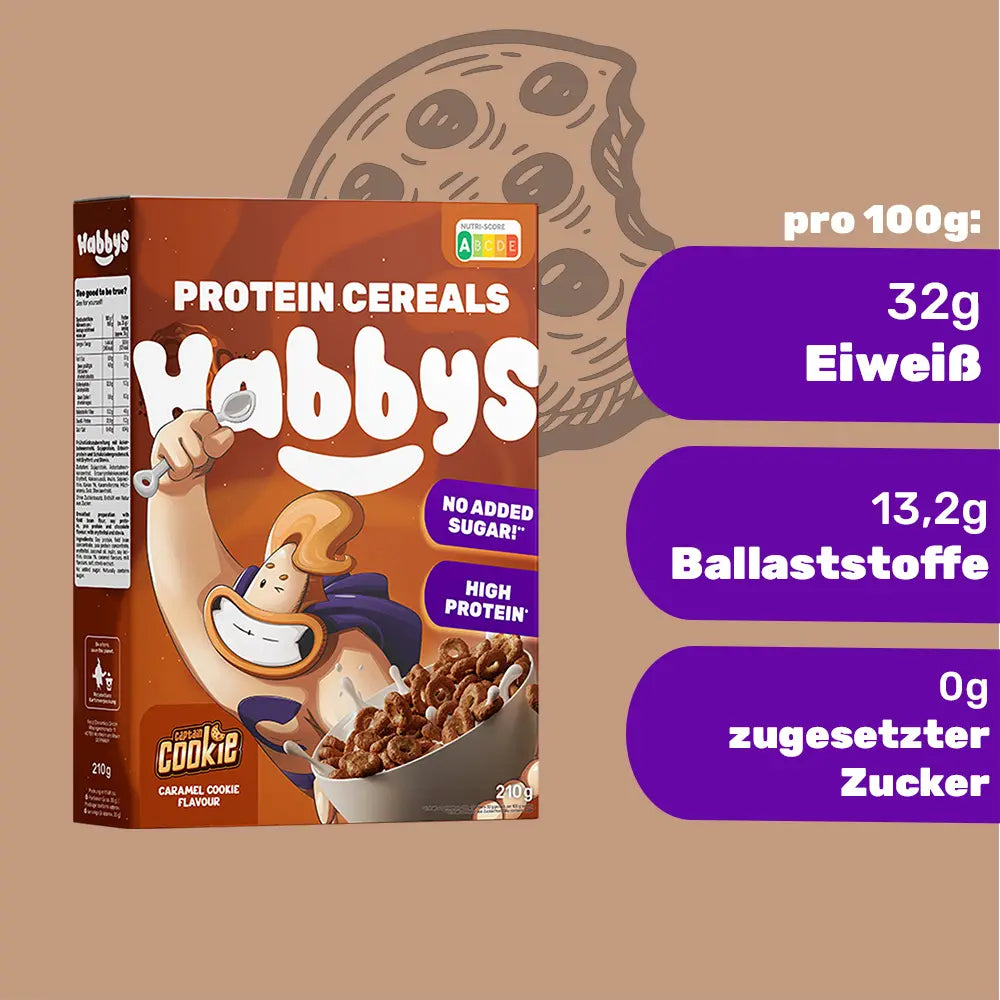 Habbys Protein Cereals Werte #geschmack_Captain Cookie