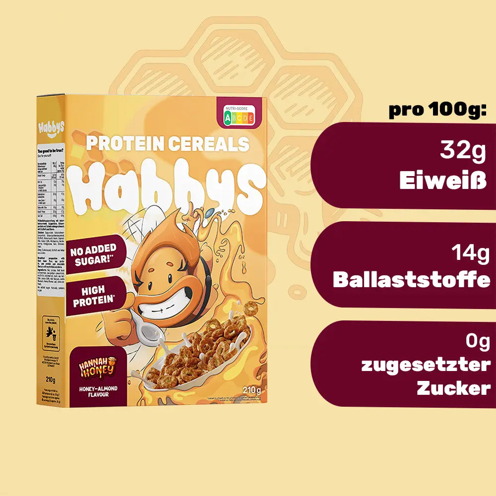 Habbys Protein Cereals Werte #geschmack_Hannah Honey