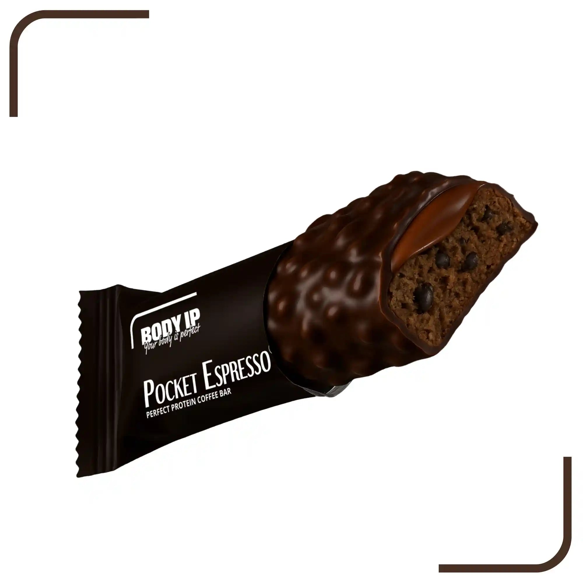 Proteinriegel Eiweiß Riegel Kaffee BODY IP #Inhaltsgröße_1 x 55g